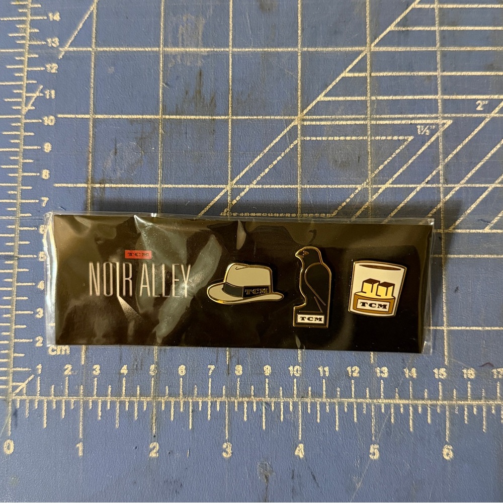 TCM Enamel Pin Set - Black and Gold